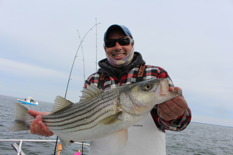 Late season striper fishing
